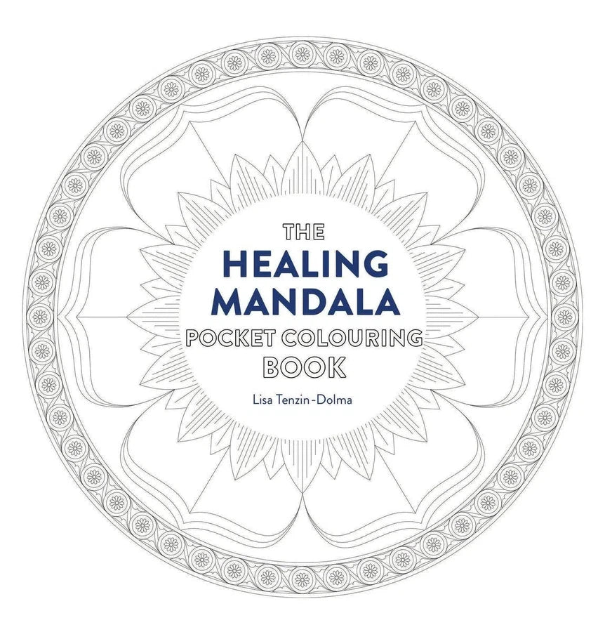 Healing Mandala Pocket Coloring Book-Book and paper crafts-買書書 BuyBookBook