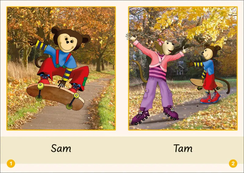 Phonic Books Dandelion Launchers Stages 1-7 Sam, Tam, Tim (Alphabet Code) US - Multiple-component retail product, boxed