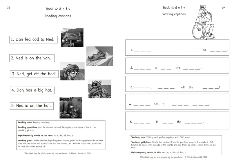 Phonic Books Moon Dogs Set 1 Activities US - Paperback / softback