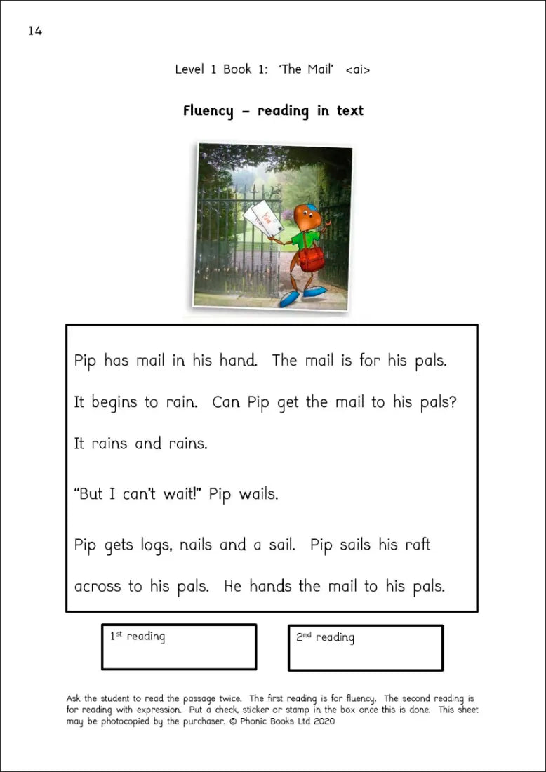 Phonic Books Dandelion Readers Vowel Spellings Level 1 The Mail Activities US - Paperback / softback