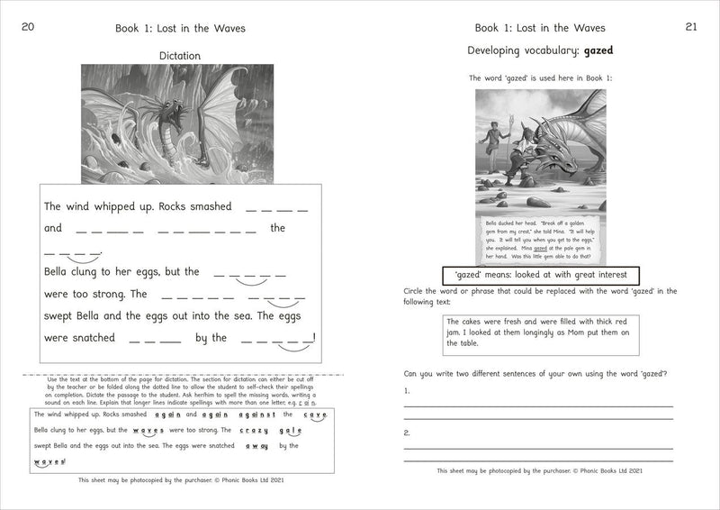 Phonic Books Dragon Eggs Activities US - Paperback / softback