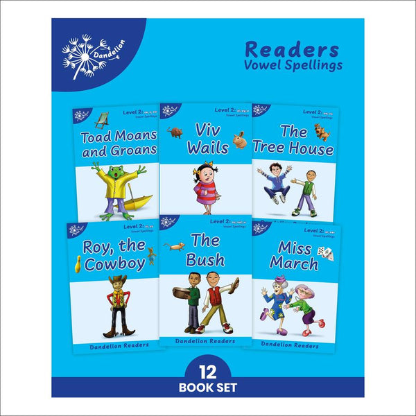 Phonic Books Dandelion Readers Vowel Spellings Level 2 Viv Wails-Children’s / Teenage fiction: General and modern fiction-買書書 BuyBookBook