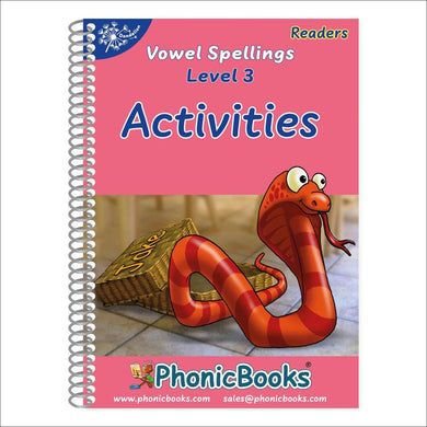 Phonic Books Dandelion Readers Vowel Spellings Level 3 Activities-Children’s interactive and activity books and kits-買書書 BuyBookBook