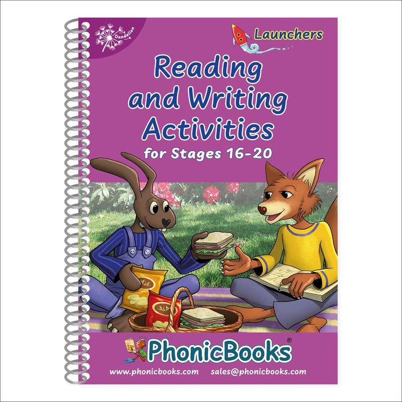 Phonic Books Dandelion Launchers Reading and Writing Activities for Stages 16-20 The Itch ('tch' and 've', Two Syllable Suffixes -ed and -ing and Spelling-Children’s interactive and activity books and kits-買書書 BuyBookBook