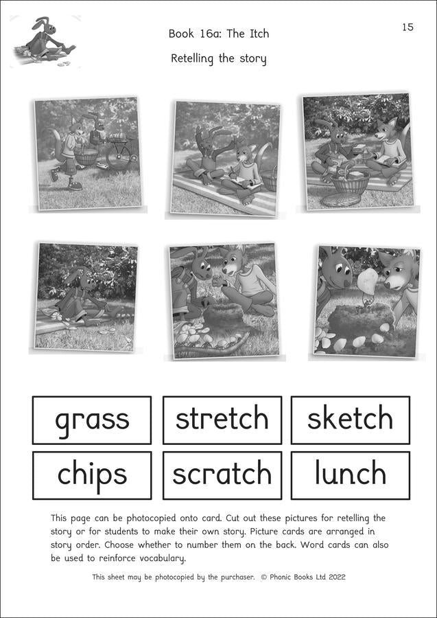 Phonic Books Dandelion Launchers Reading and Writing Activities for Stages 16-20 The Itch ('tch' and 've', Two Syllable Suffixes -ed and -ing and Spelling US - Paperback / softback