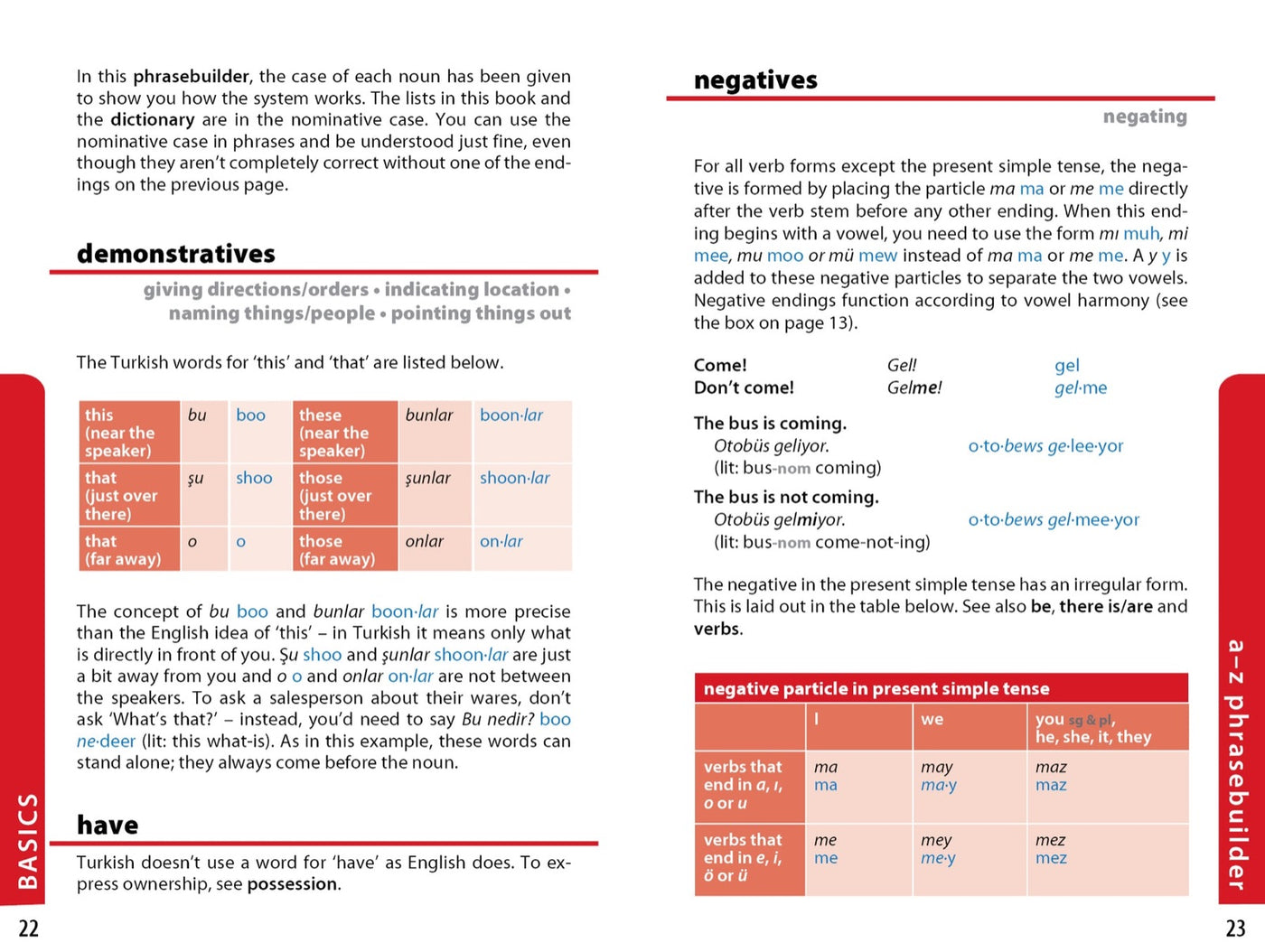 Lonely Planet Turkish Phrasebook & Dictionary inside page 5
