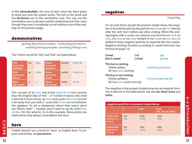 Lonely Planet Turkish Phrasebook & Dictionary inside page 5