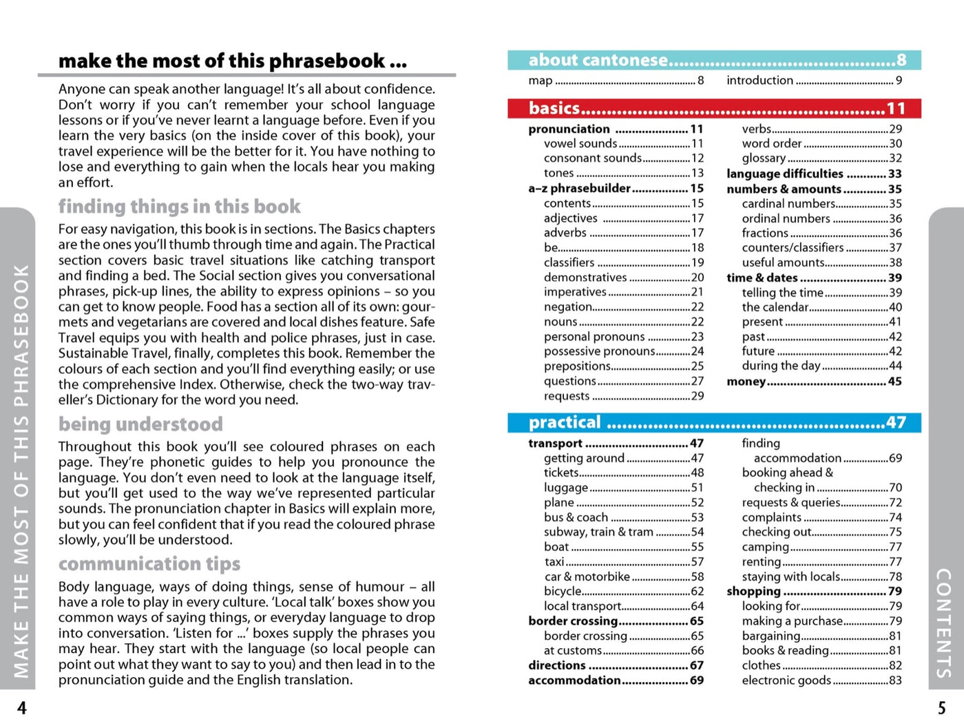 Lonely Planet Cantonese Phrasebook & Dictionary inside page 1