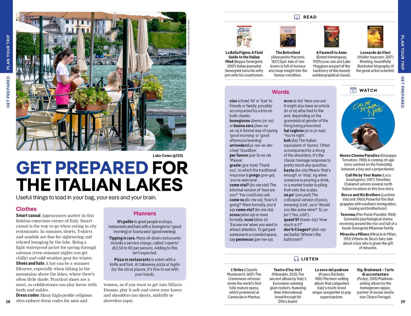 Lonely Planet The Italian Lakes inside page 7