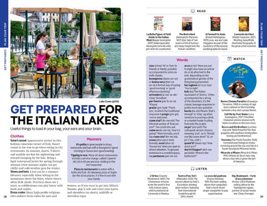 Lonely Planet The Italian Lakes inside page 7