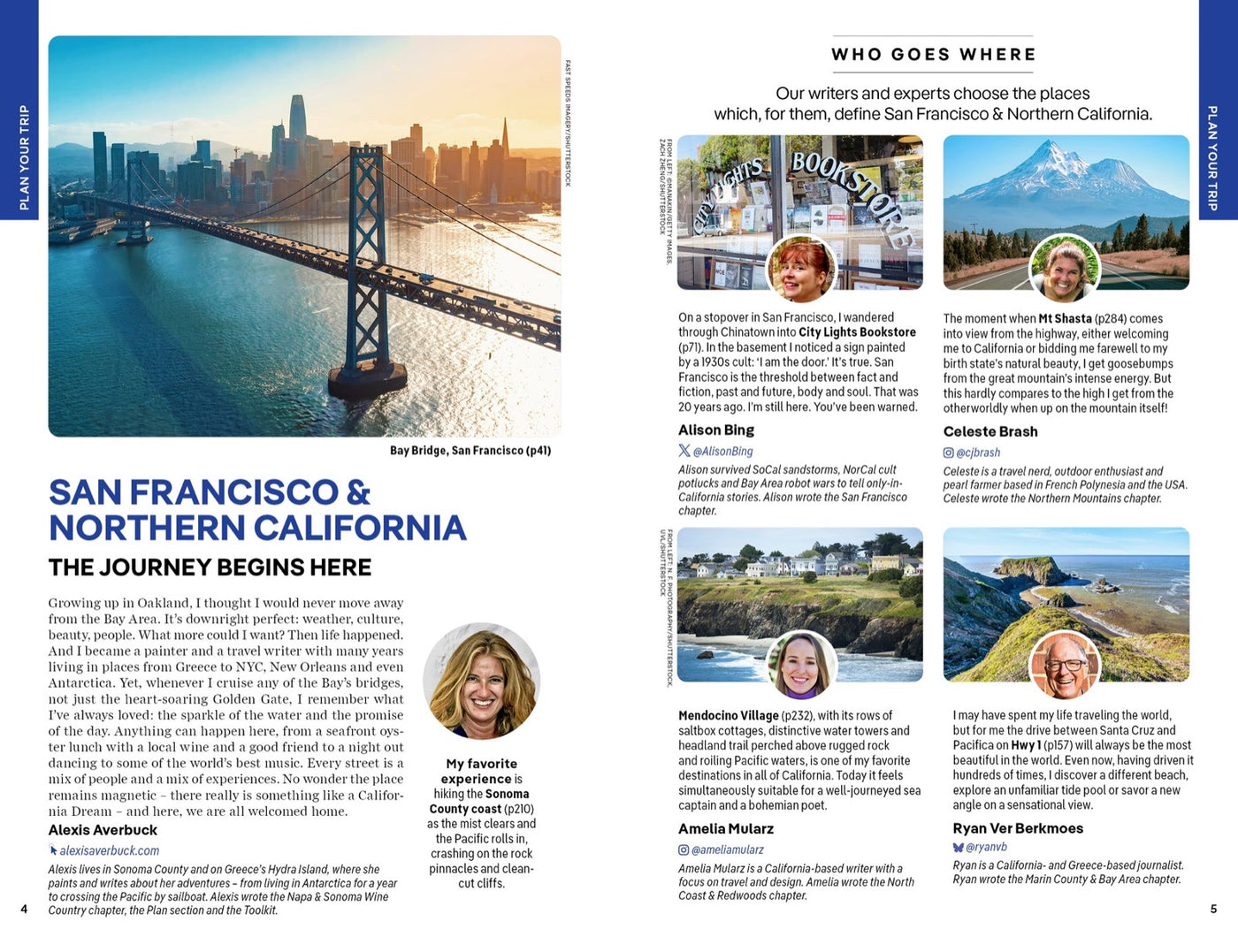 Lonely Planet San Francisco & Northern California inside page 1