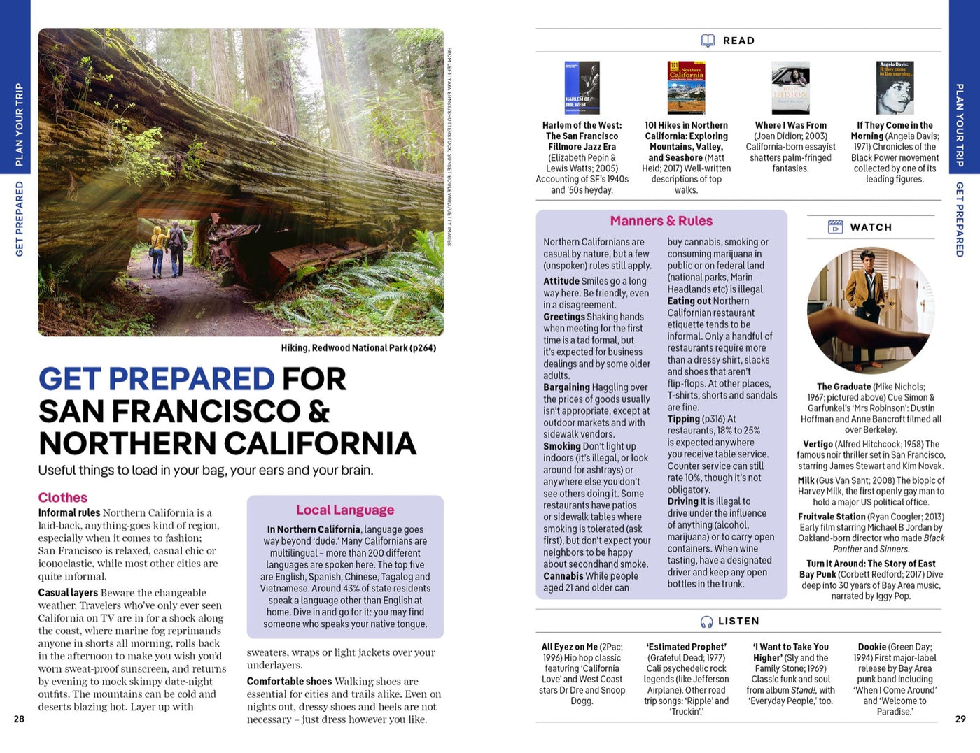 Lonely Planet San Francisco & Northern California inside page 6