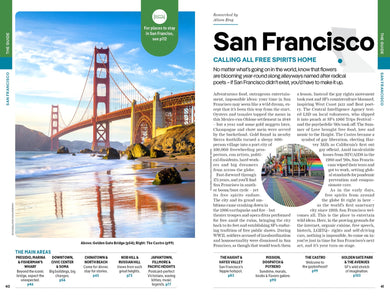 Lonely Planet San Francisco & Northern California inside page 9