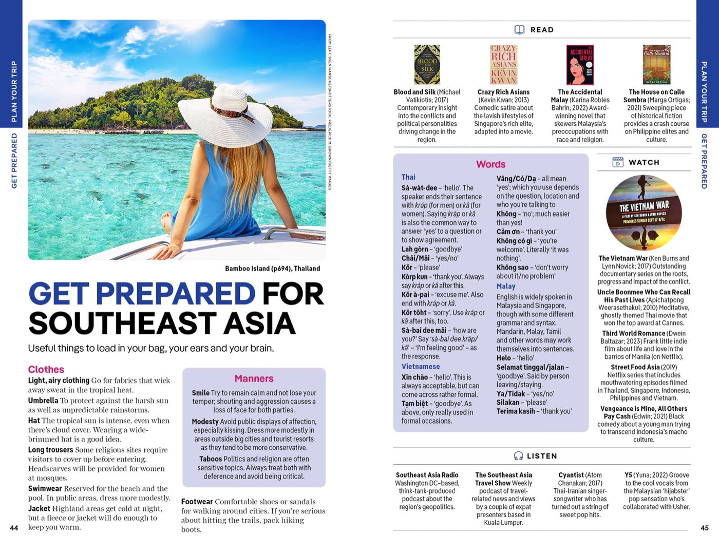 Lonely Planet Southeast Asia inside page 7