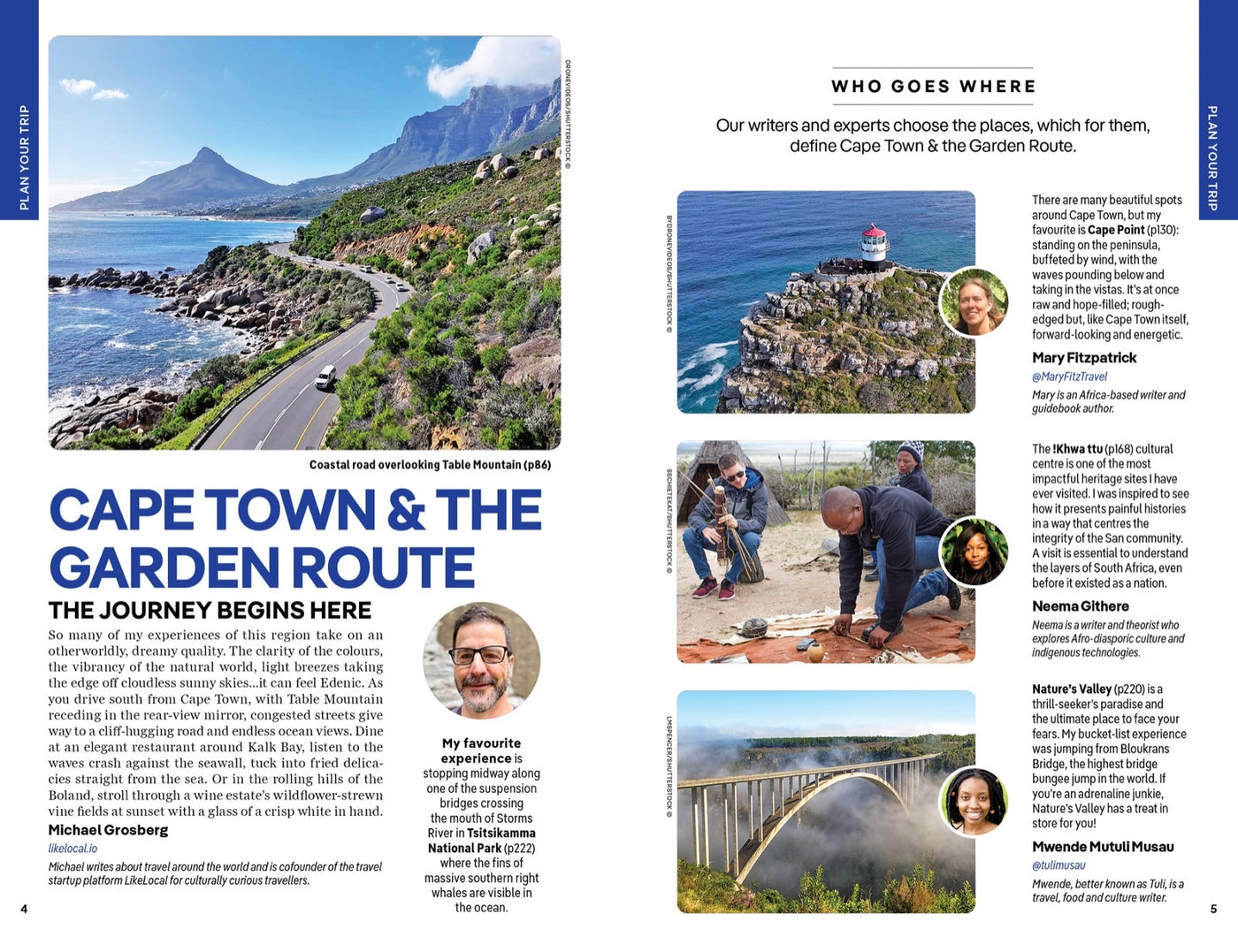 Lonely Planet Cape Town & the Garden Route inside page 2