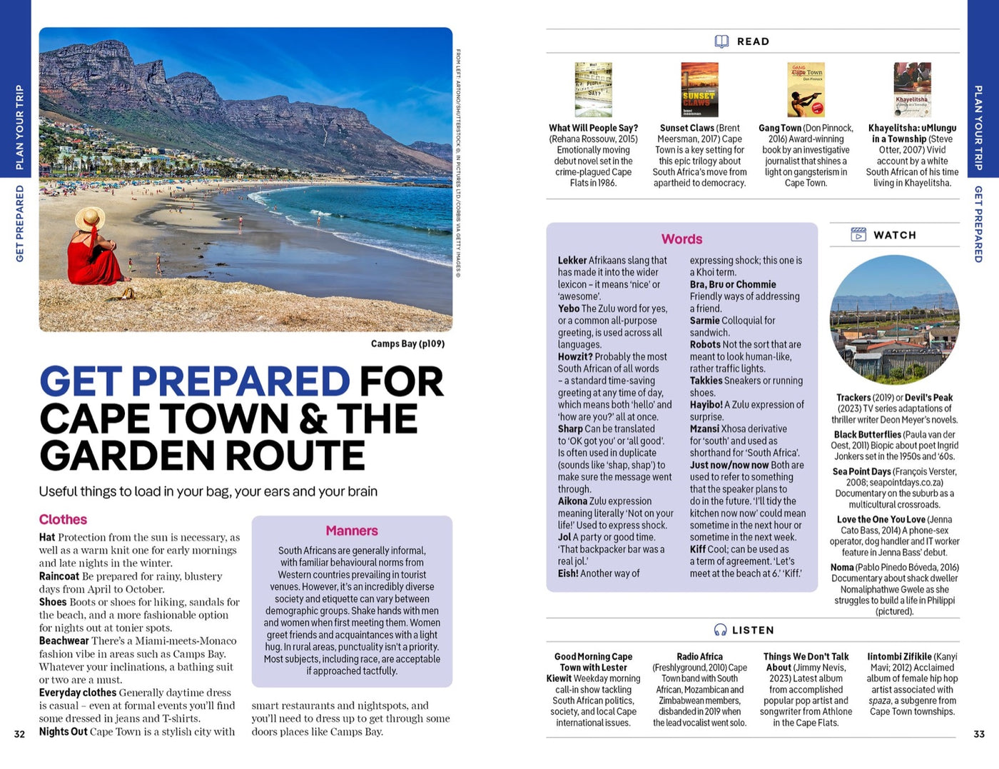 Lonely Planet Cape Town & the Garden Route inside page 7