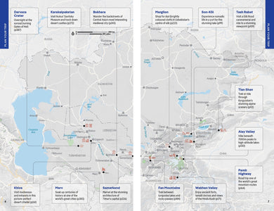 Lonely Planet Central Asia inside page 3