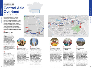 Lonely Planet Central Asia inside page 5
