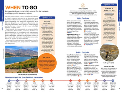 Lonely Planet Central Asia inside page 6
