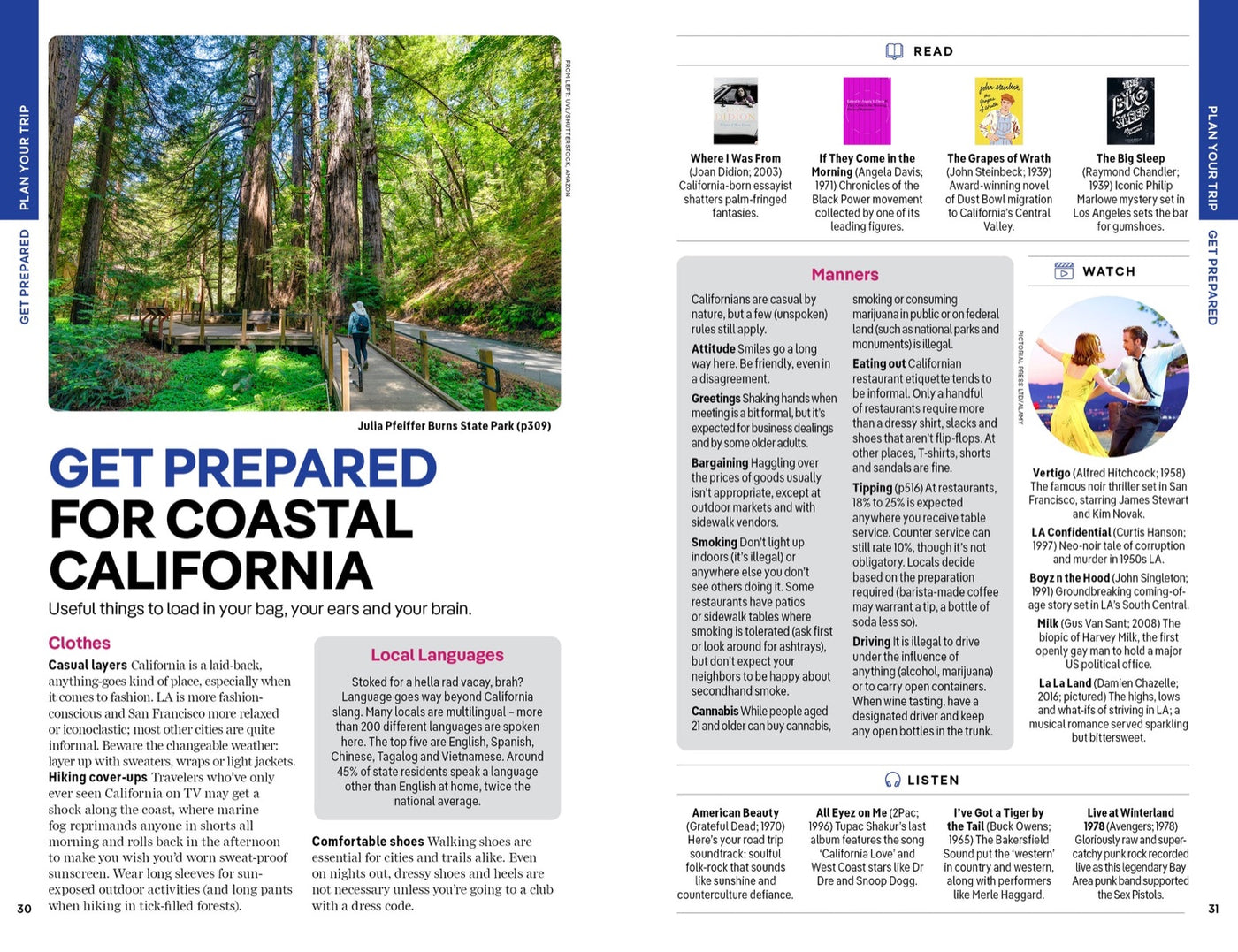 Lonely Planet Coastal California inside page 6