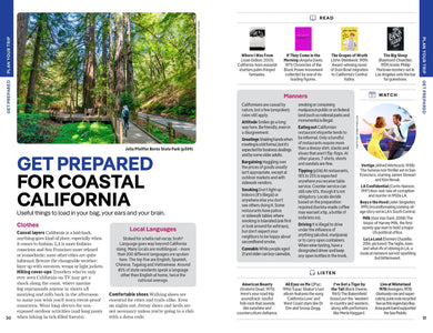 Lonely Planet Coastal California inside page 6