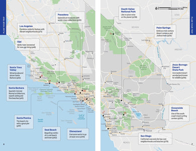 Lonely Planet Los Angeles & Southern California inside page 2