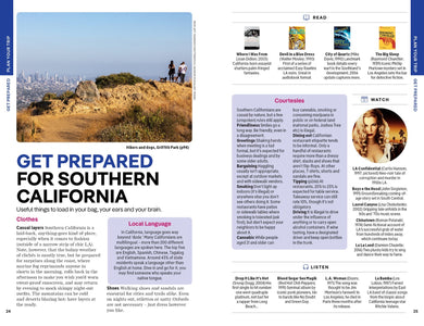 Lonely Planet Los Angeles & Southern California inside page 6