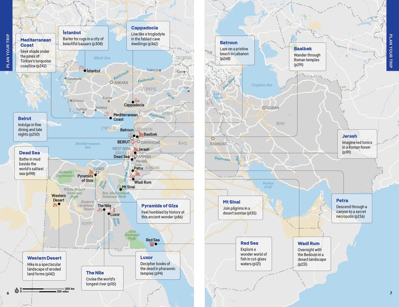 Lonely Planet Middle East inside page 3
