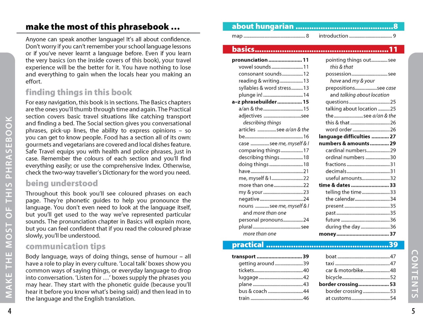Lonely Planet Hungarian Phrasebook & Dictionary inside page 1