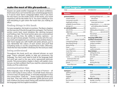 Lonely Planet Hungarian Phrasebook & Dictionary inside page 1