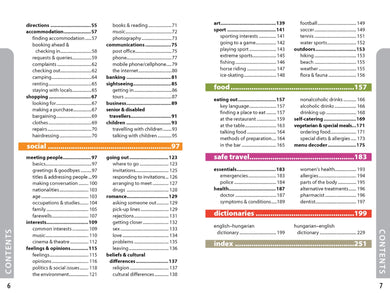 Lonely Planet Hungarian Phrasebook & Dictionary inside page 2