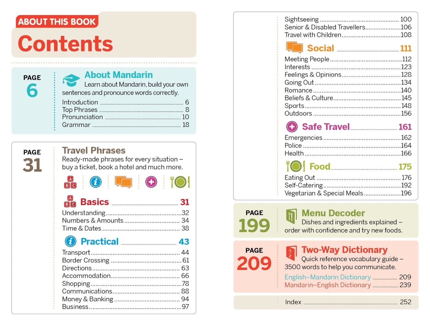 Lonely Planet Mandarin Phrasebook & Dictionary inside page 1