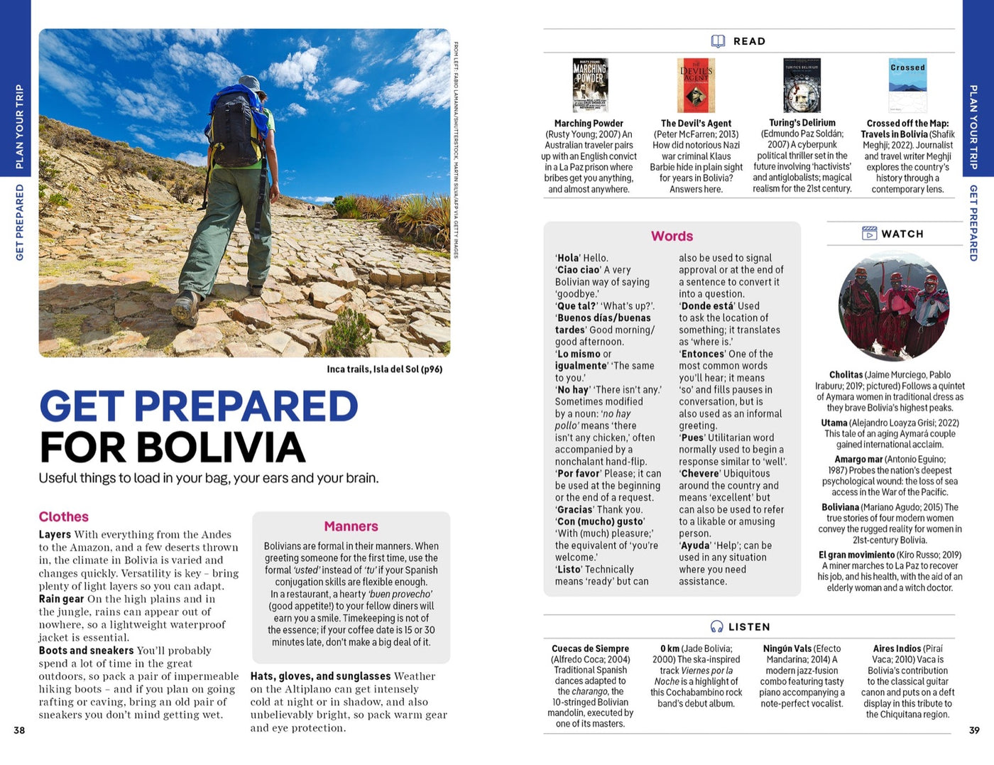 Lonely Planet Bolivia inside page 7