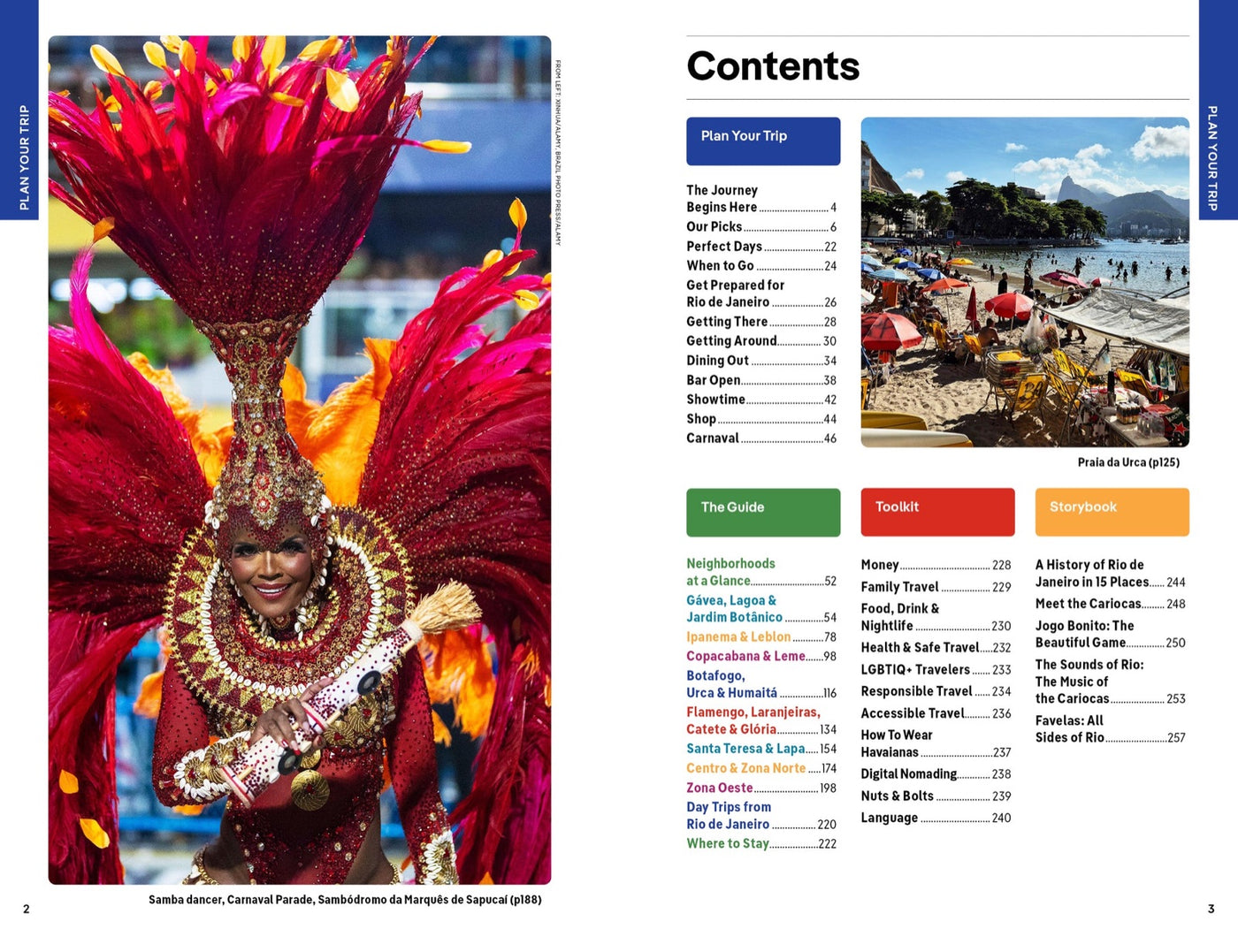 Lonely Planet Rio de Janeiro inside page 1
