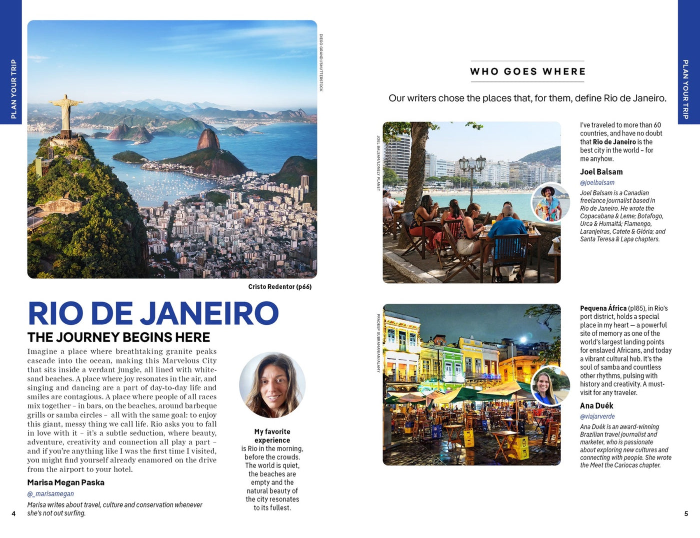 Lonely Planet Rio de Janeiro inside page 2