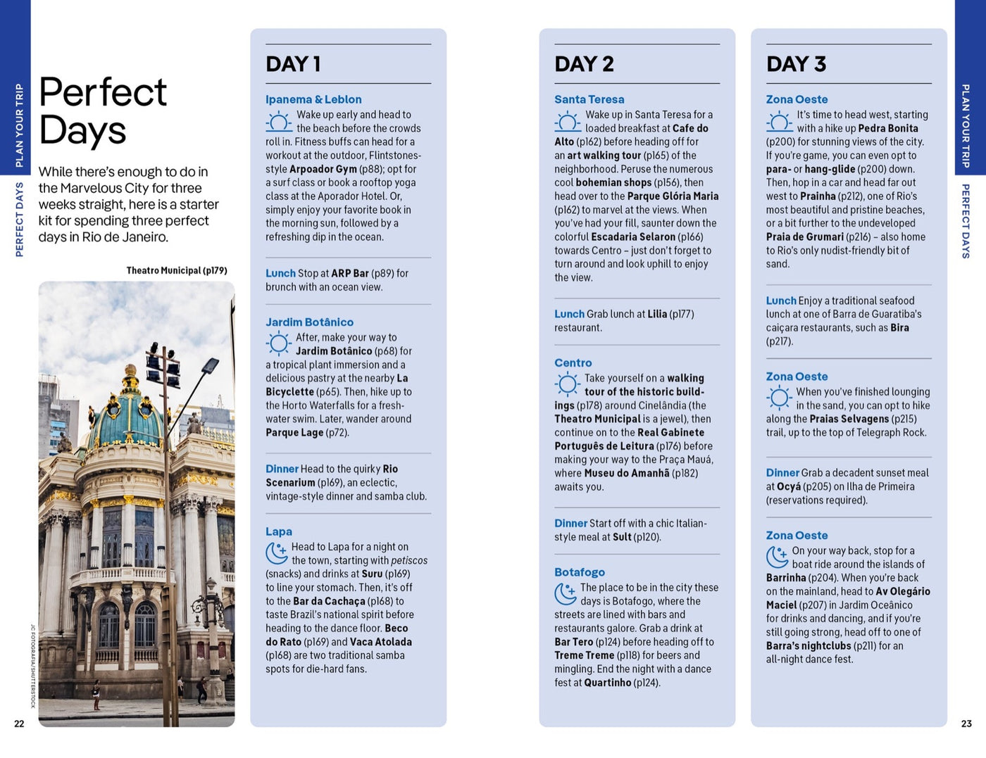 Lonely Planet Rio de Janeiro inside page 4