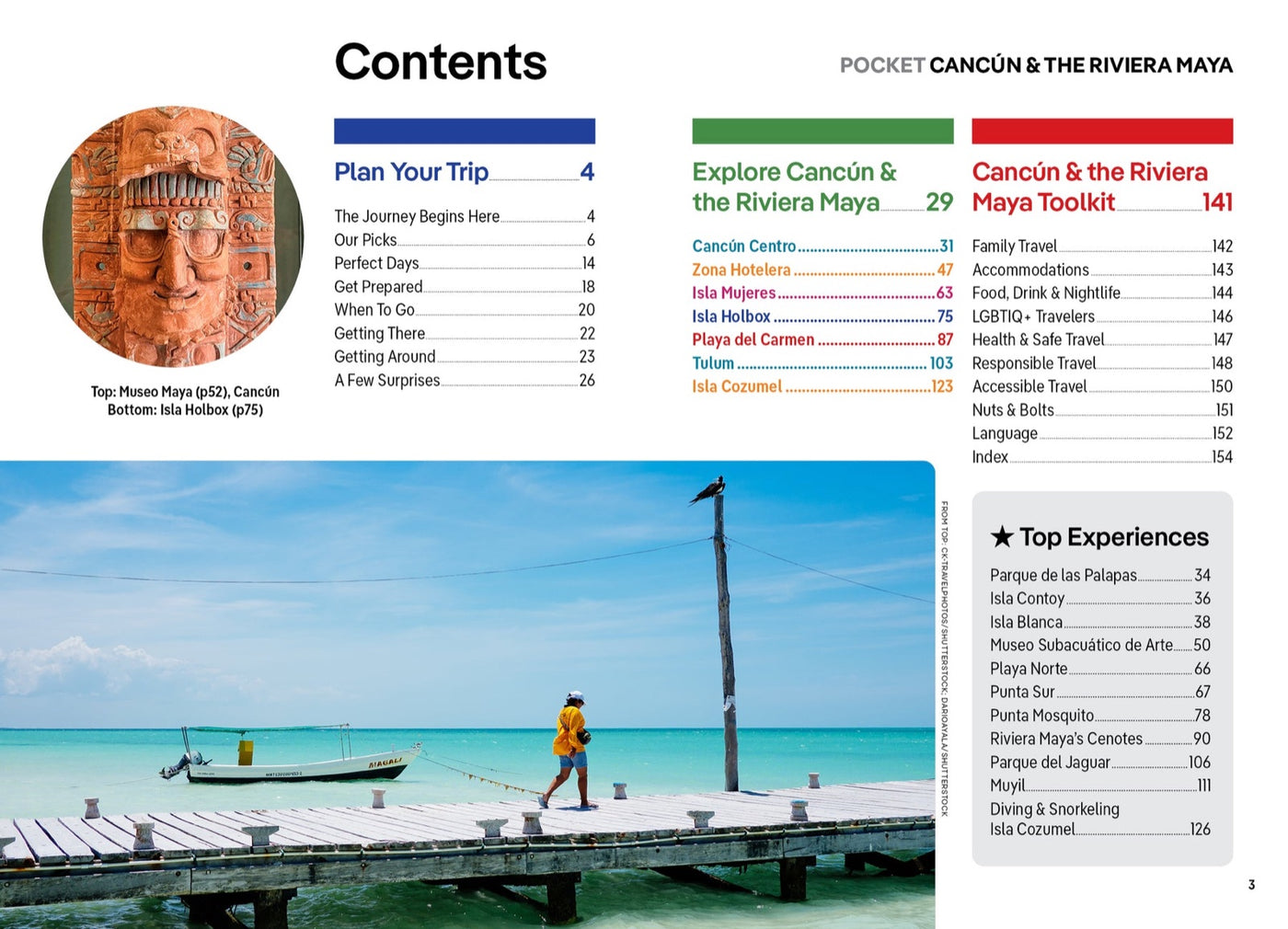 Lonely Planet Pocket Cancun & the Riviera Maya inside page 1