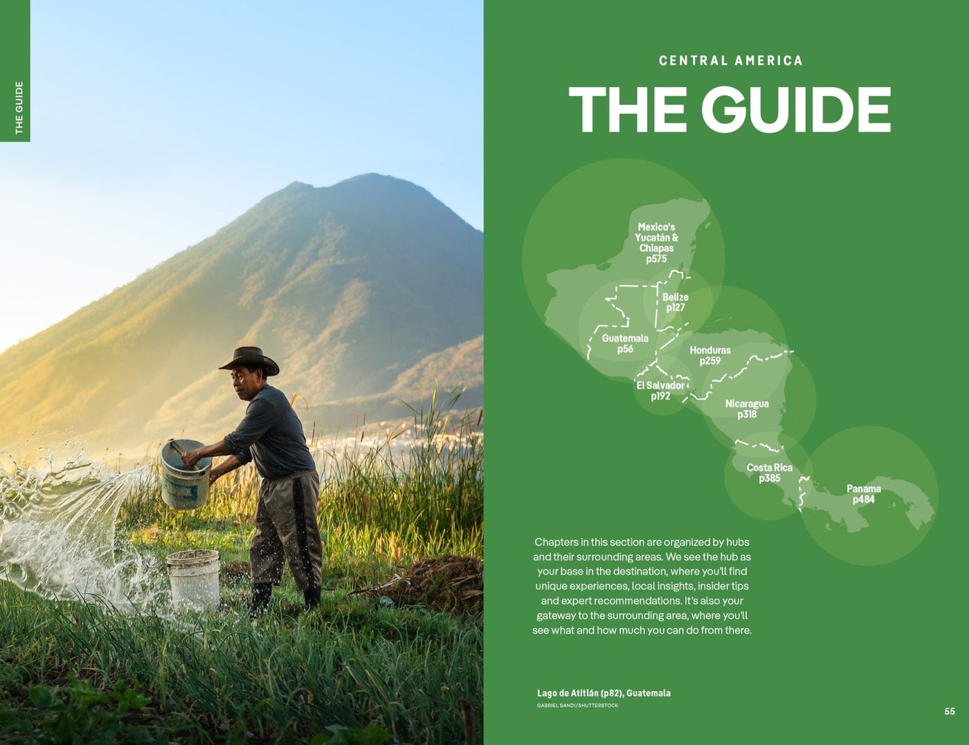 Lonely Planet Central America inside page 9