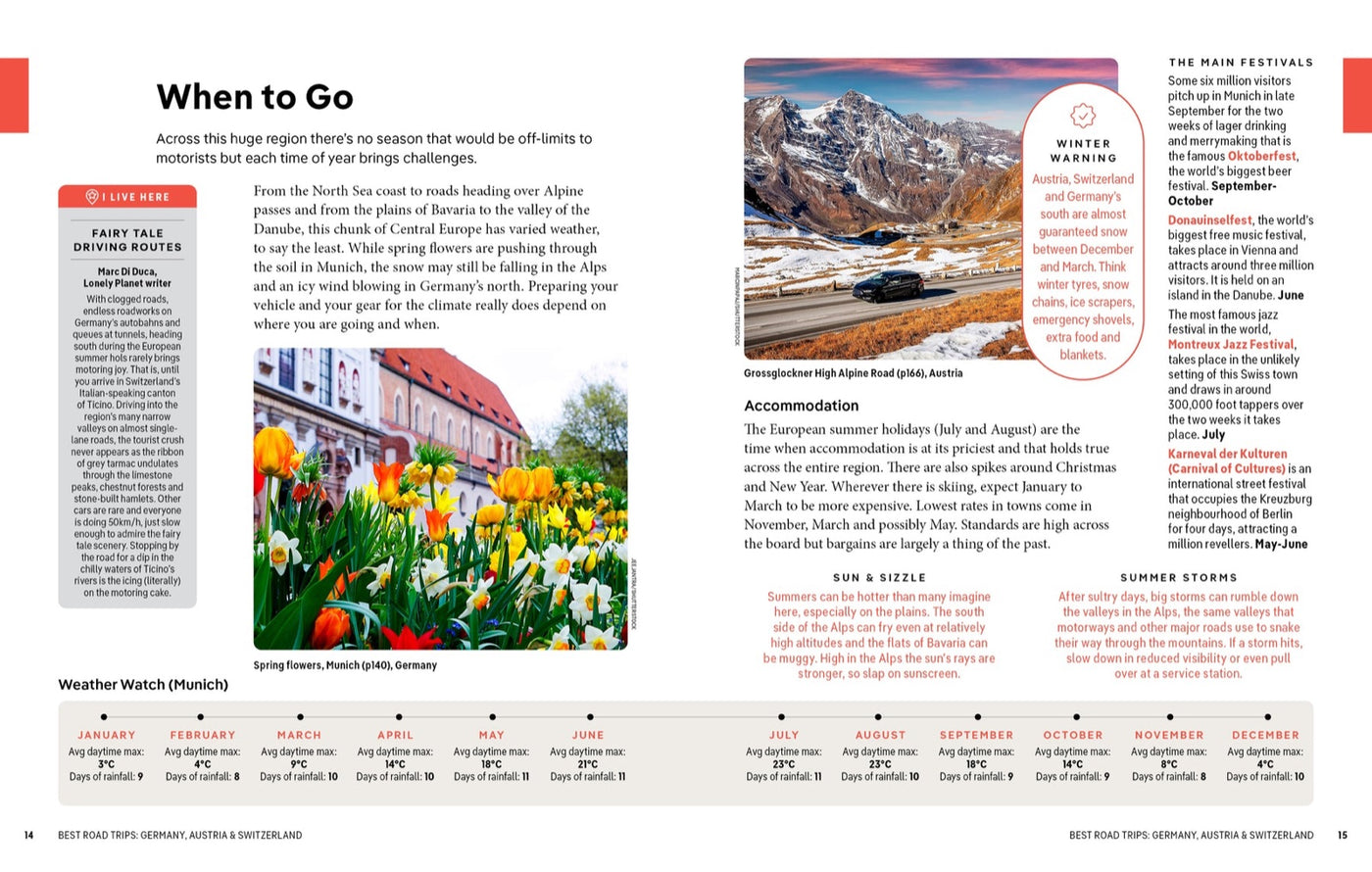 Lonely Planet Best Road Trips Germany, Austria & Switzerland inside page 3