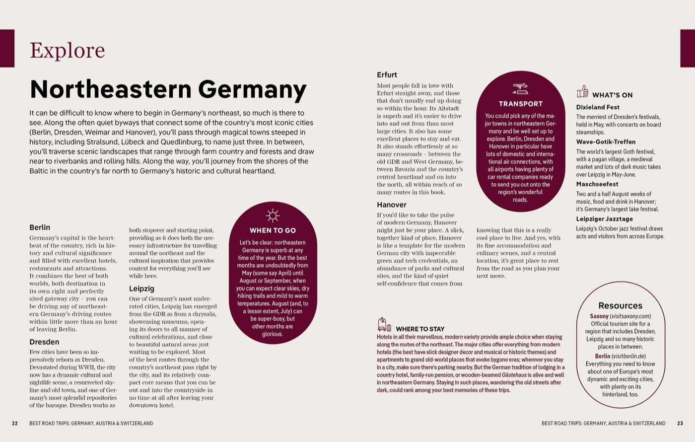 Lonely Planet Best Road Trips Germany, Austria & Switzerland inside page 7