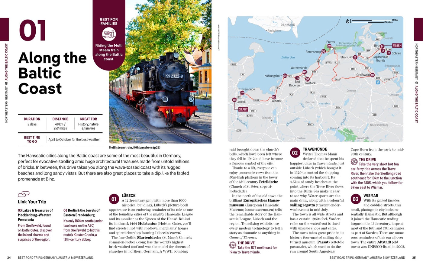 Lonely Planet Best Road Trips Germany, Austria & Switzerland inside page 8