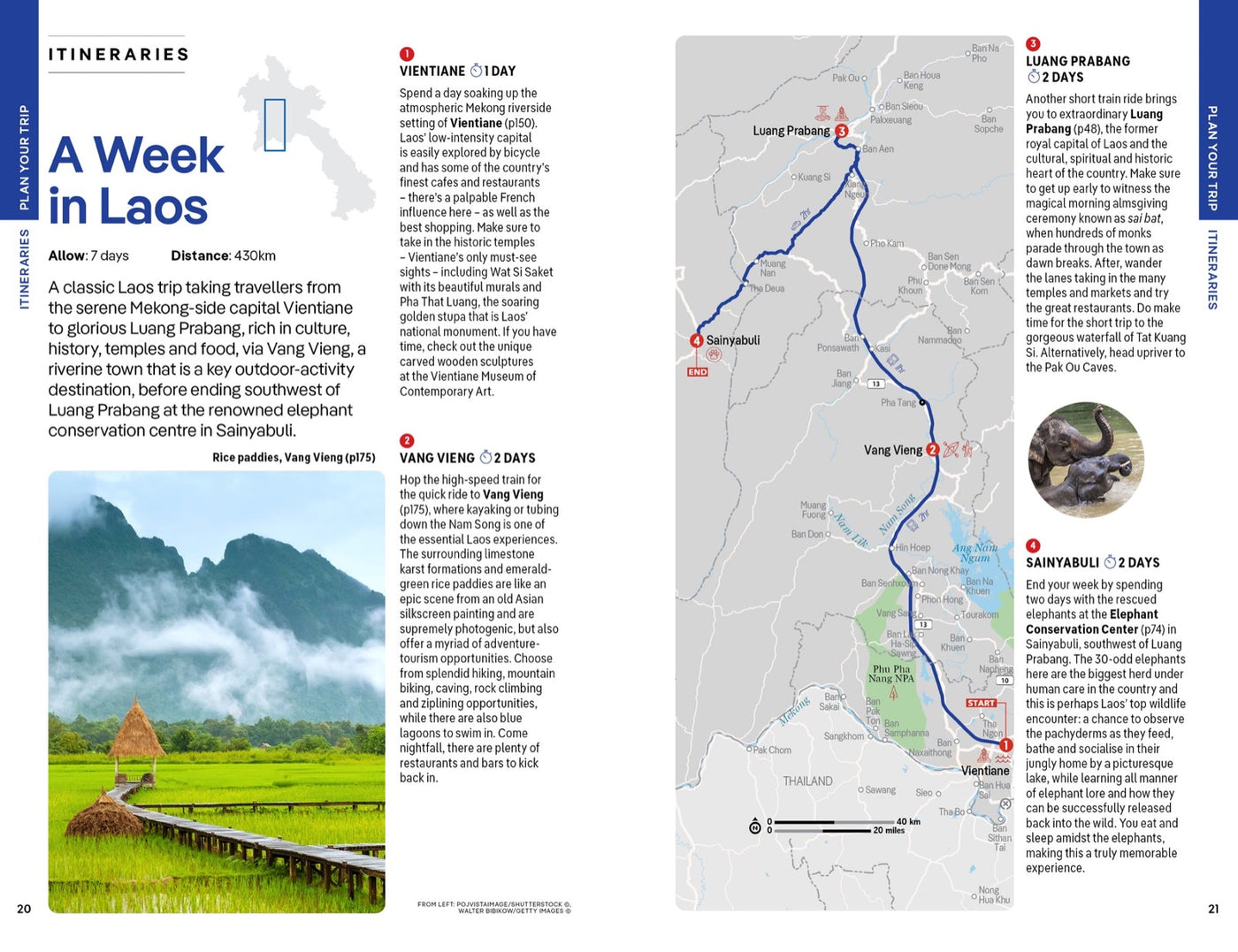 Lonely Planet Laos inside page 5