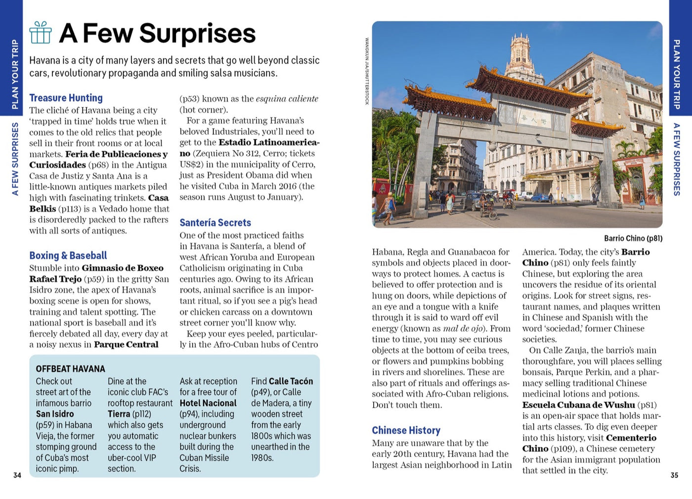 Lonely Planet Pocket Havana inside page 7