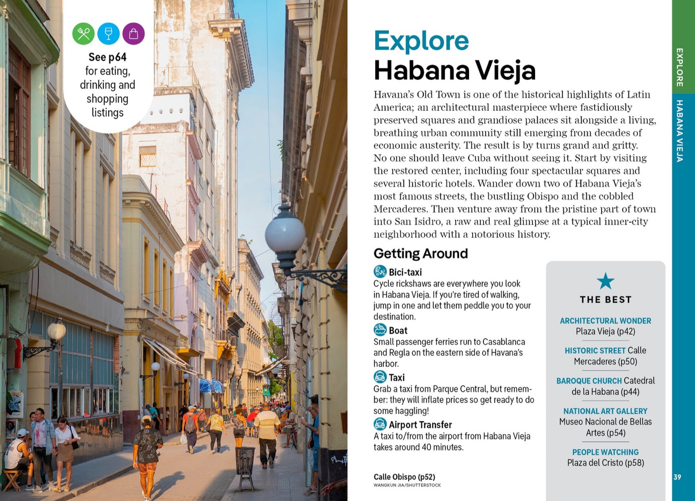 Lonely Planet Pocket Havana inside page 8