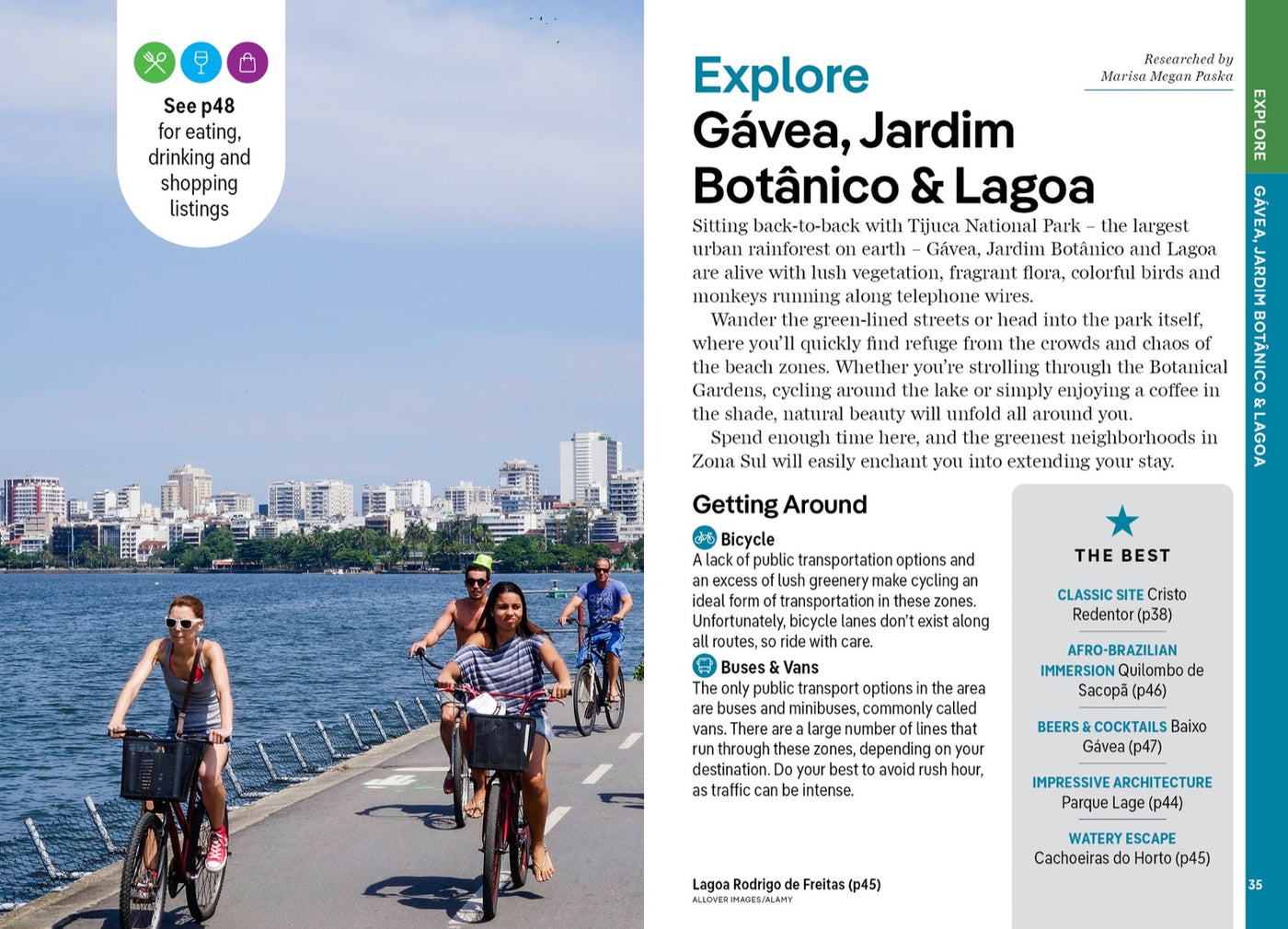 Lonely Planet Pocket Rio de Janeiro inside page 9
