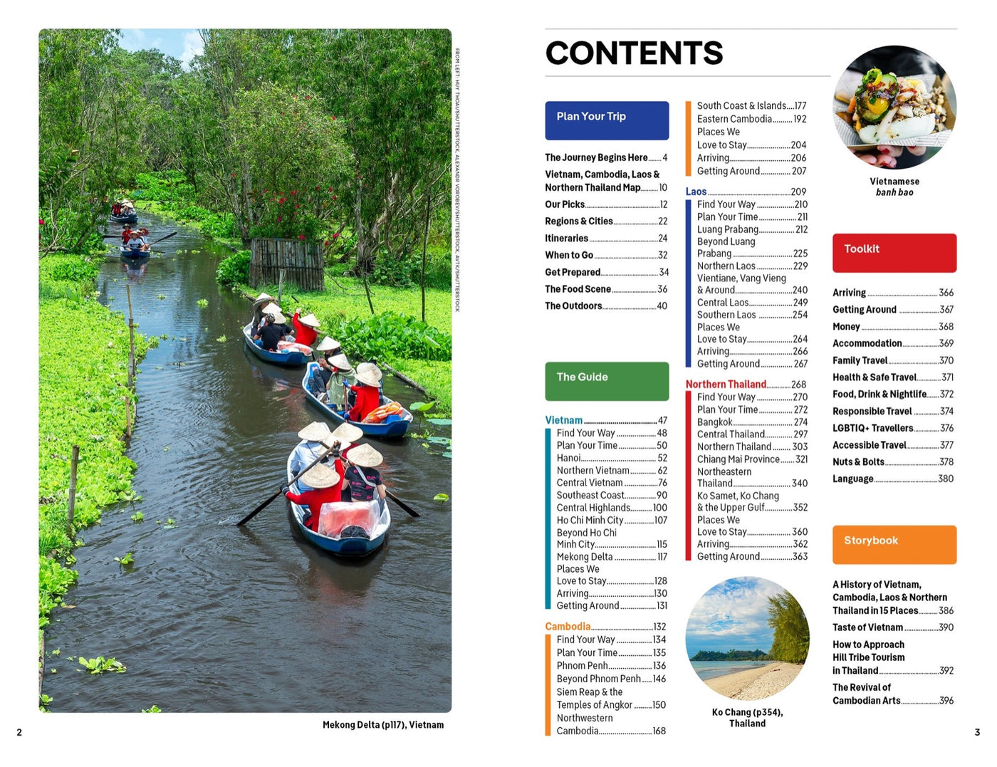 Lonely Planet Vietnam, Cambodia, Laos & Northern Thailand inside page 1