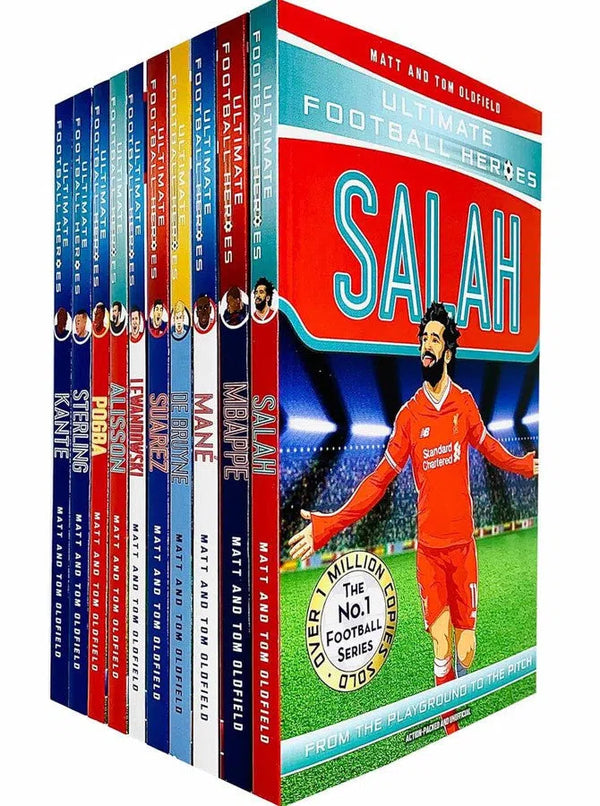Ultimate Football Heroes Series 2 Collection 10 Books Set (Matt & Tom Oldfield)