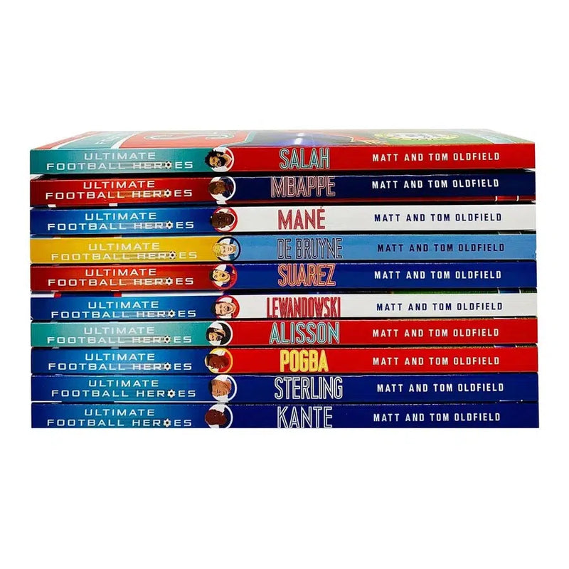 Ultimate Football Heroes Series 2 Collection 10 Books Set (Matt & Tom Oldfield)