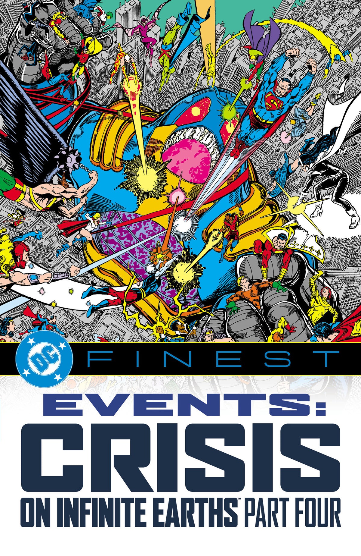 DC Finest: Events: Crisis on Infinite Earths Part Four cover (ISBN 9781799514855)