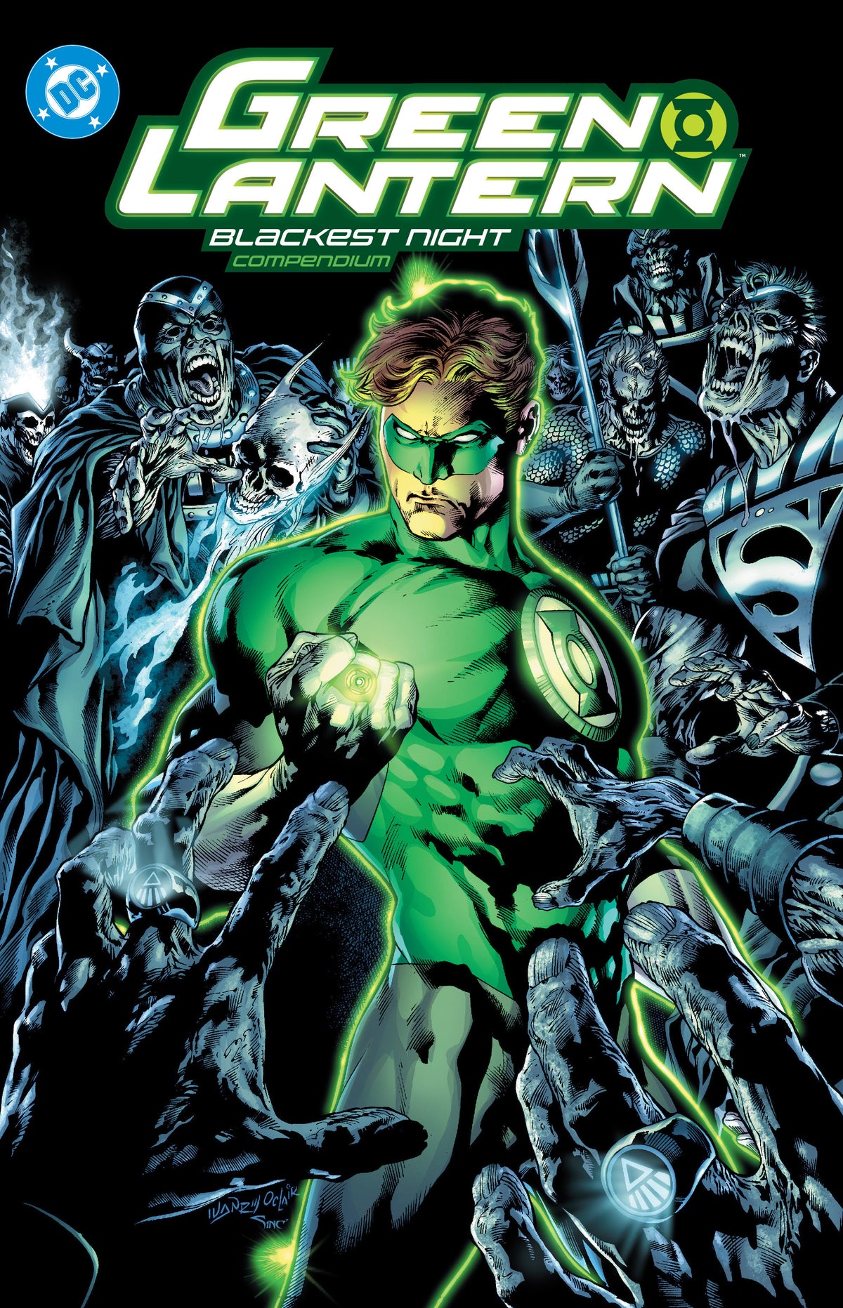 Green Lantern Compendium: Blackest Night cover (ISBN 9781799515289)
